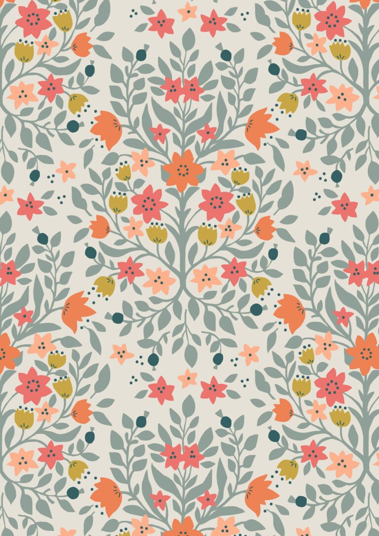 Folk Floral Fat Quarter Set