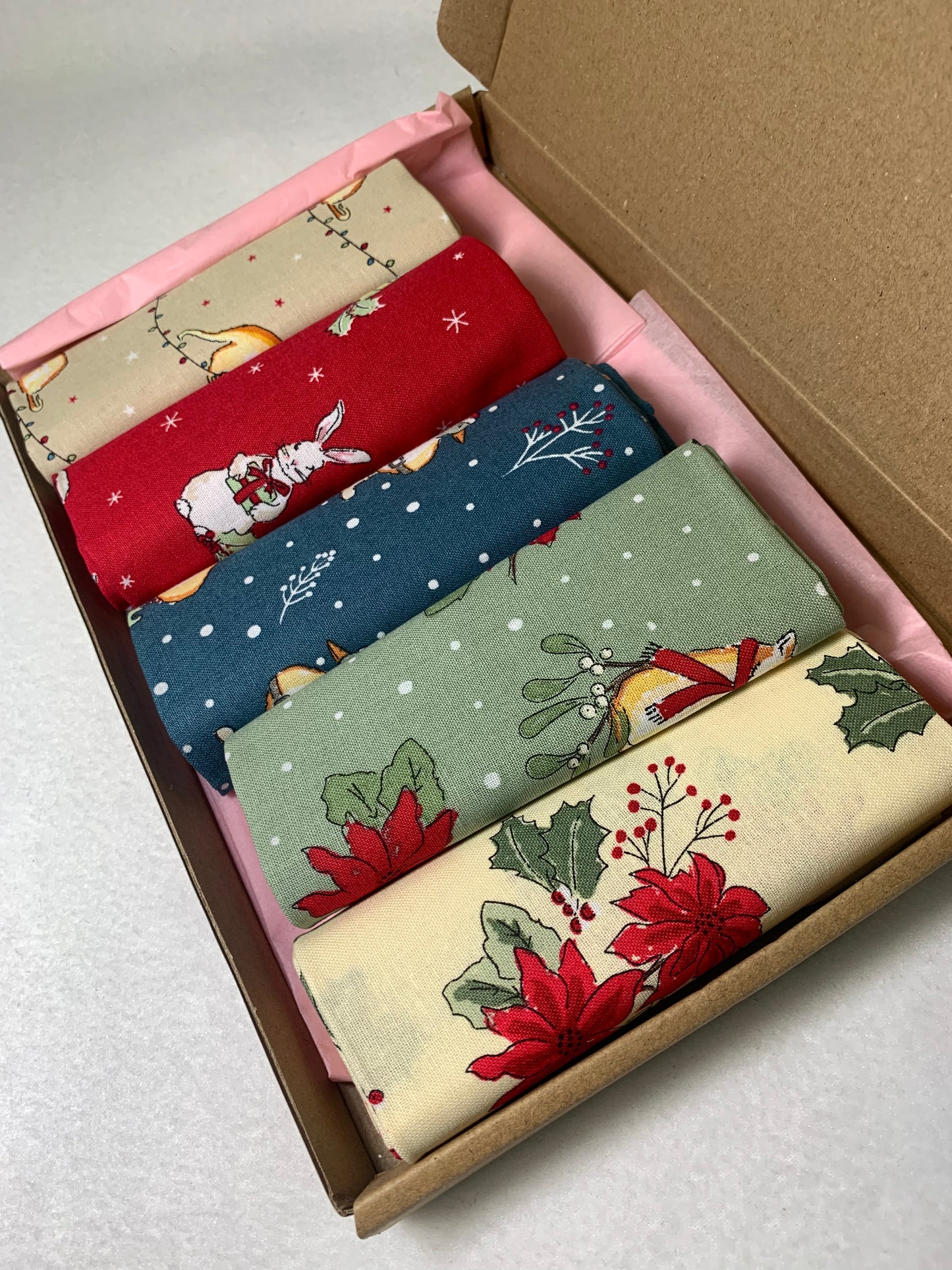 Christmas Animals Fat Quarter Set