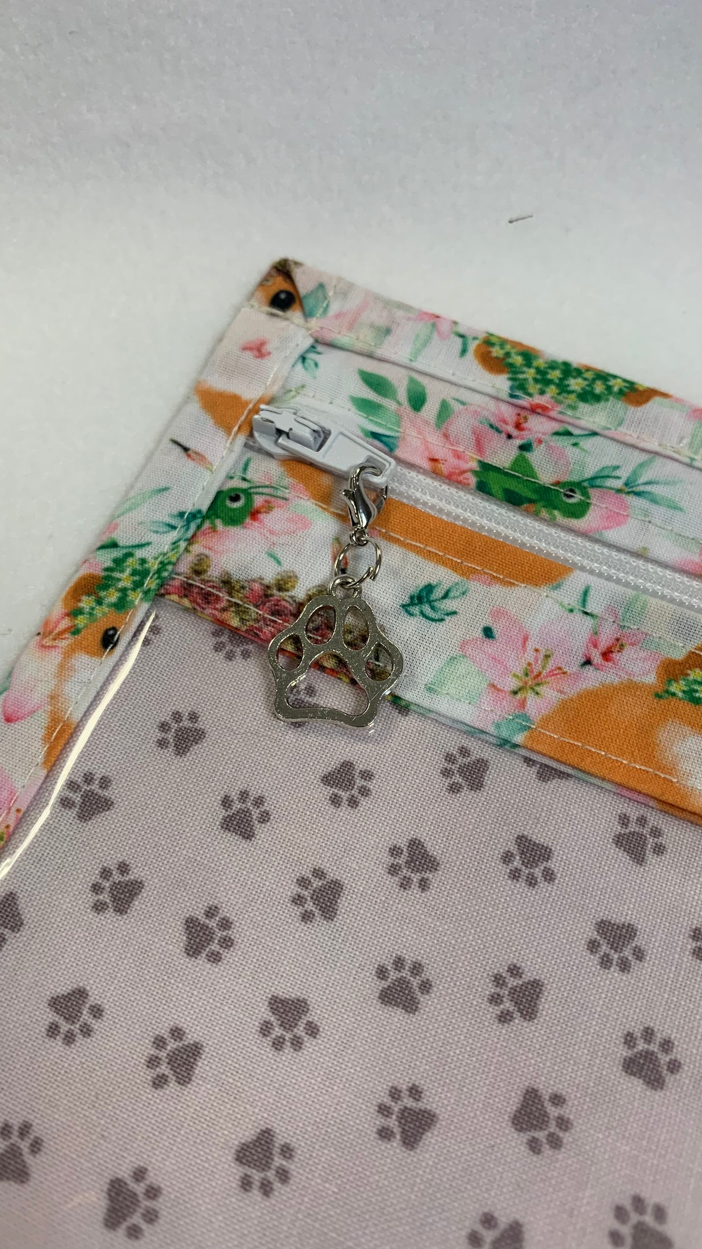 13x10 Vinyl Fronted Project Bag - Guinea Pigs