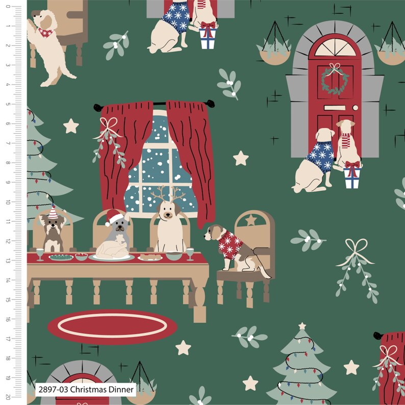 Craft Cotton Co.- Puppy Pals Christmas Dinner