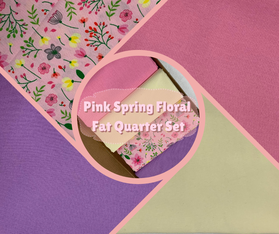 Pink Spring Floral Fat Quarter Set
