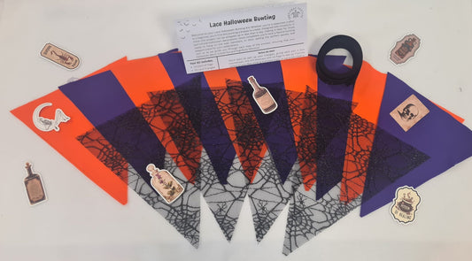 Make Your Own - Lace Halloween Bunting Kit