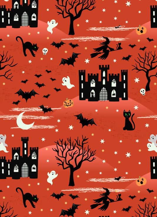 Lewis & Irene - Castle Spooky on Orange