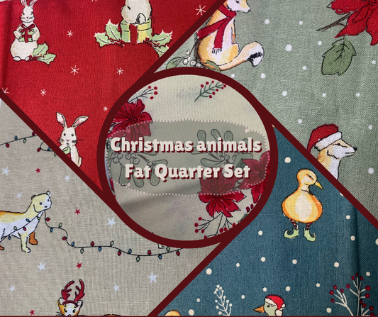 Christmas Animals Fat Quarter Set