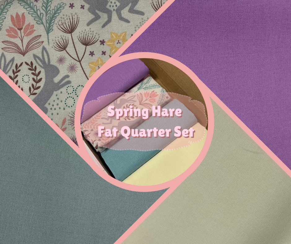Spring Hare Fat Quarter Set