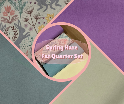 Spring Hare Fat Quarter Set