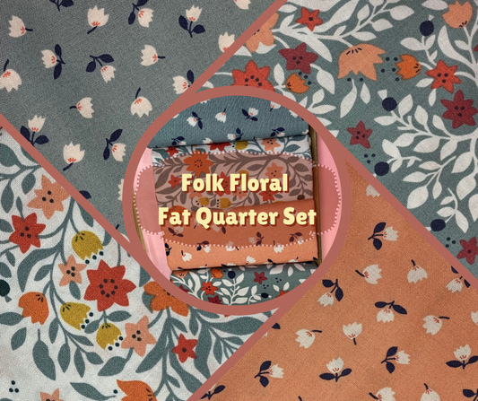 Folk Floral Fat Quarter Set