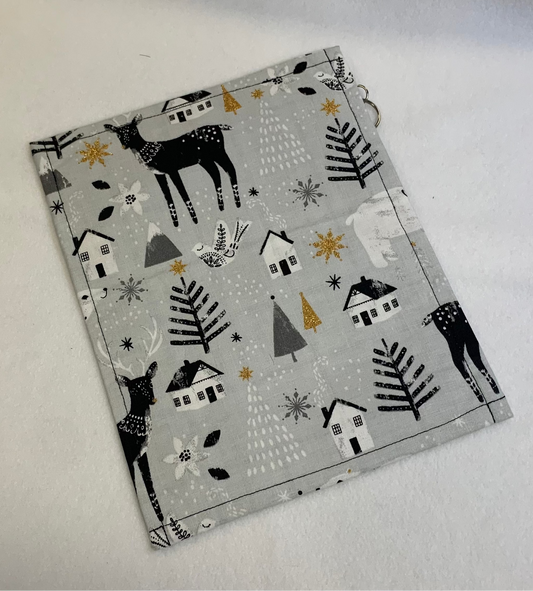 8x10 Vinyl Fronted Project Bag - Grey Scandi