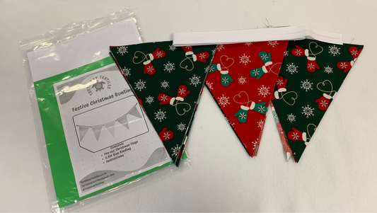 Sew Your Own - Festive Christmas Bunting Kit