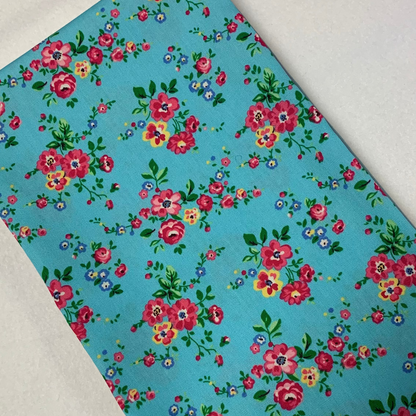 Blue Spring Floral Fat Quarter Set
