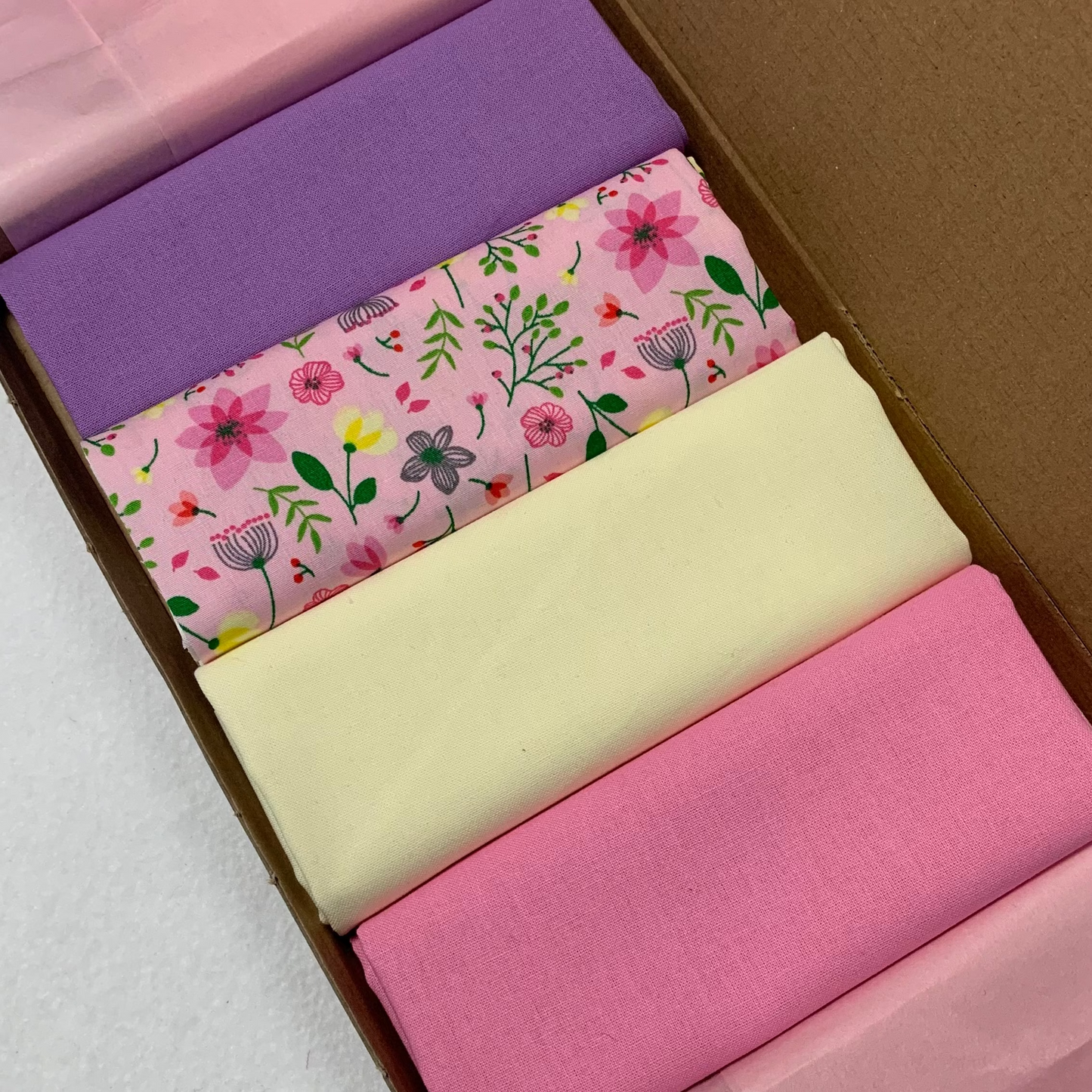 Pink Spring Floral Fat Quarter Set