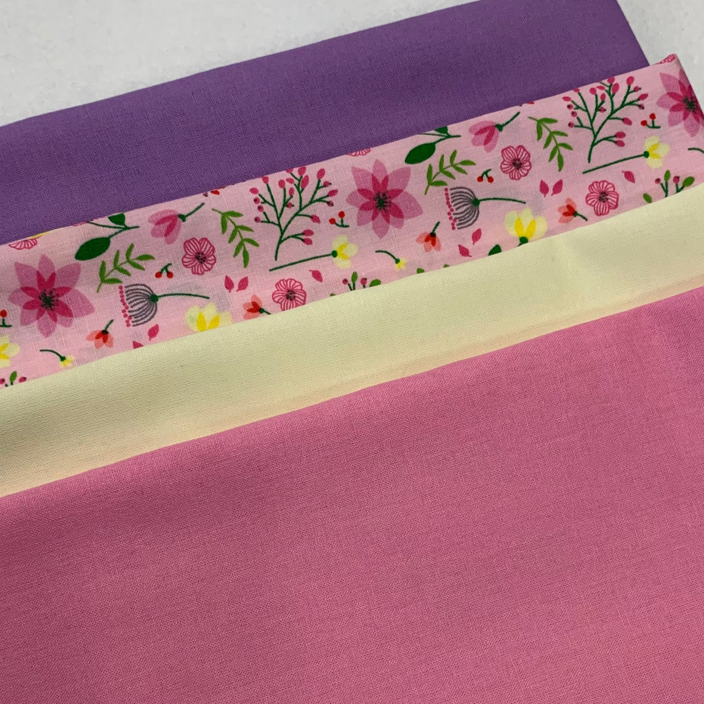 Pink Spring Floral Fat Quarter Set