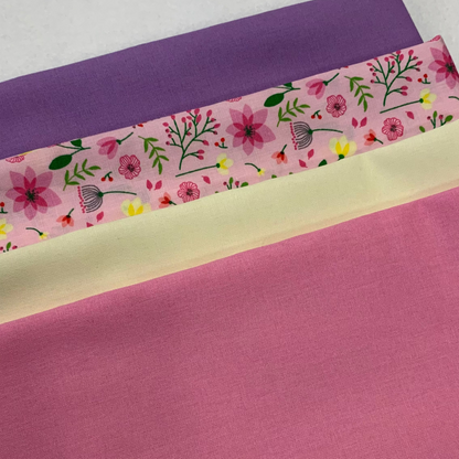 Pink Spring Floral Fat Quarter Set