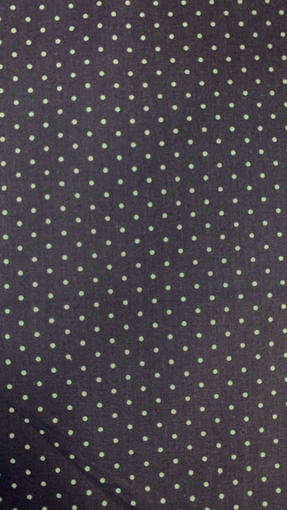 Navy Polka Dots