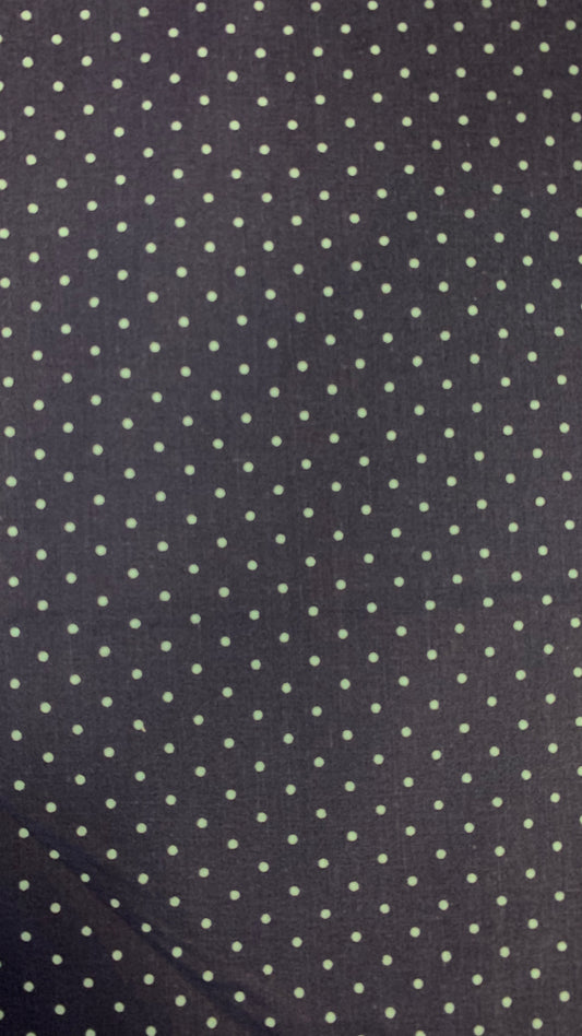 Navy Polka Dots
