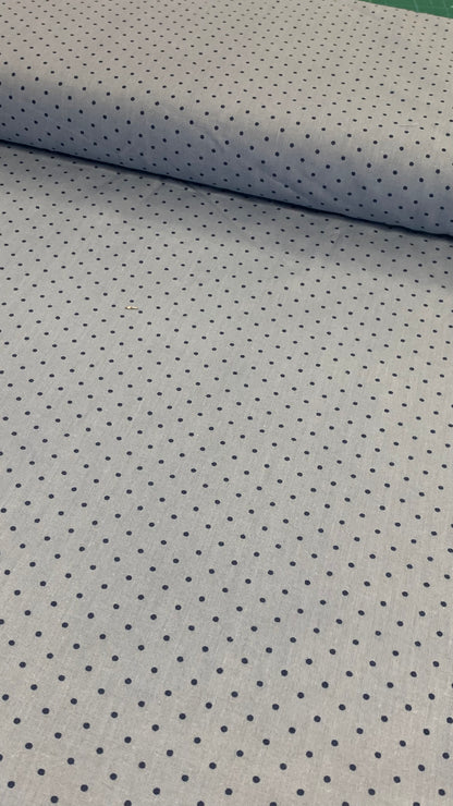 Light Blue Polka Dots