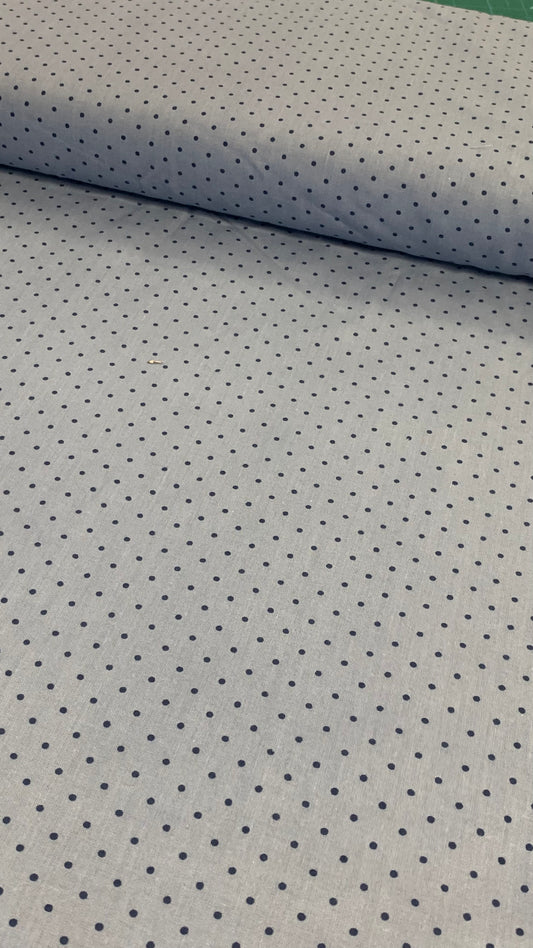 Light Blue Polka Dots