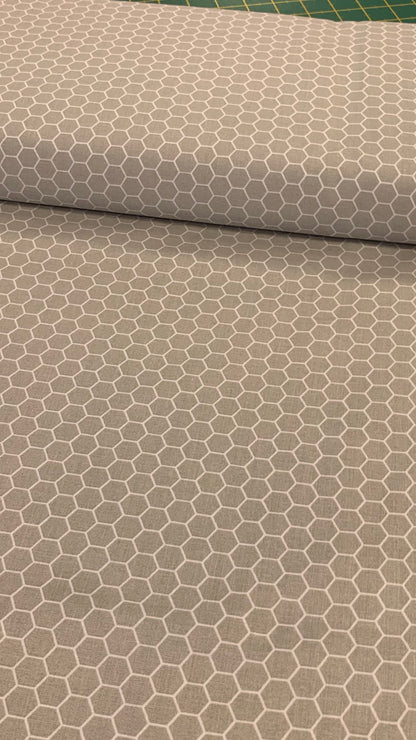 Grey Hexagons
