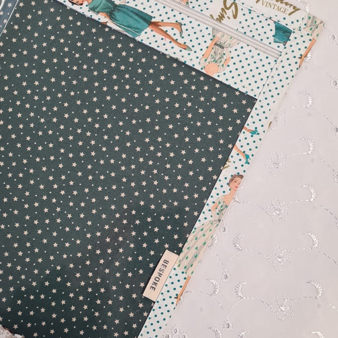 13x10 Vinyl Fronted Project Bag - Simplicity Vintage