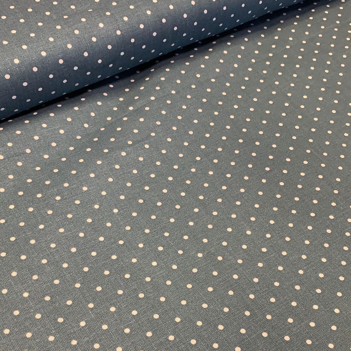 Grey Polka Dots