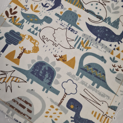 8x10 Vinyl Fronted Project Bag - Little Dinosaur