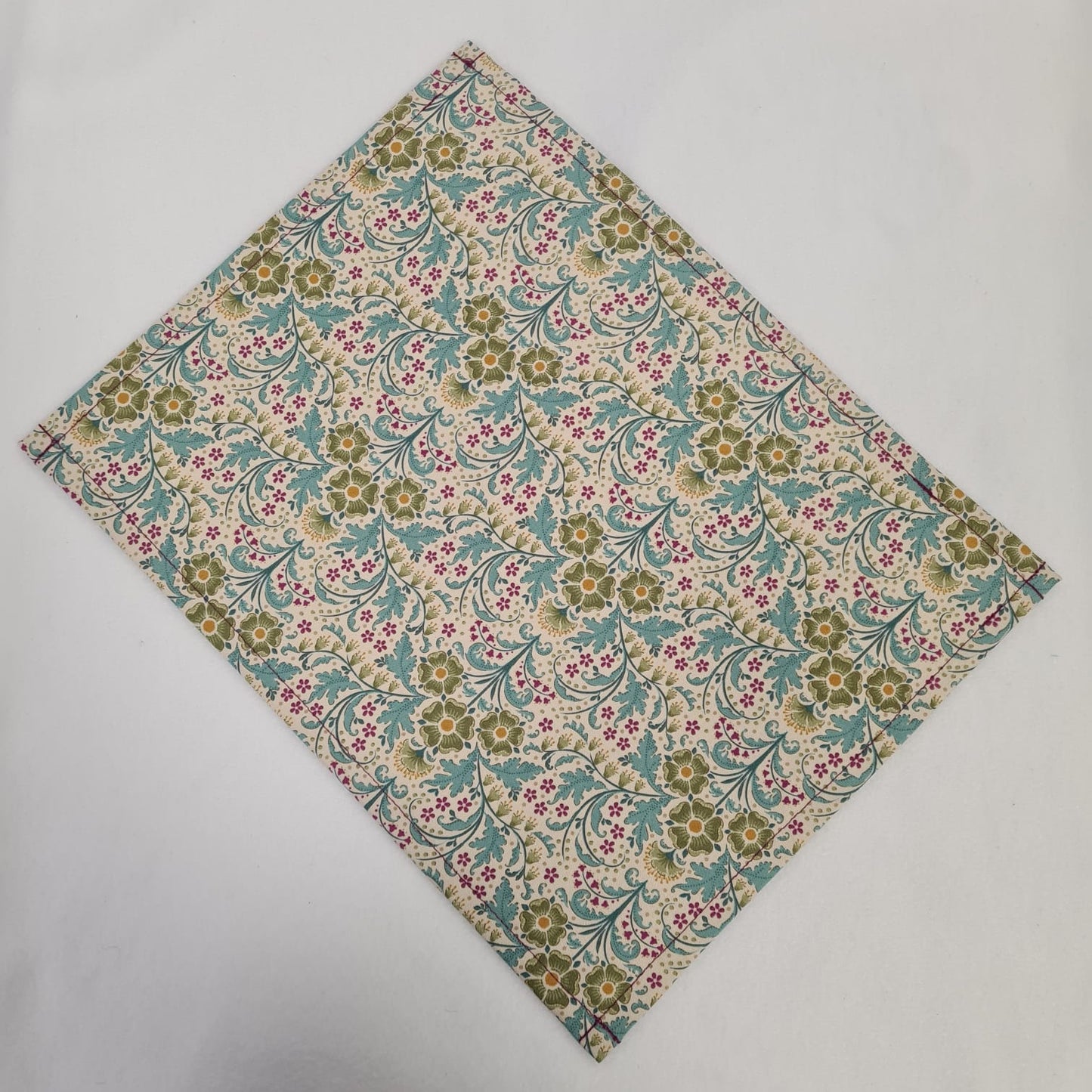 13x10 Vinyl Fronted Project Bag - Tilda Elenora with Lace Trim